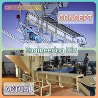 CONVEYOR SCREW FEEDER WITH HOPPER AND VARIABLE SPEED/CUSTOM SCREW CONVEYOR/MOTORIZED SCREW CONVEYOR SYSTEM WITH VARIABLE SPEED